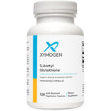 XYMOGEN frasco delante mostrando producto y ventaja de suministro prolongado