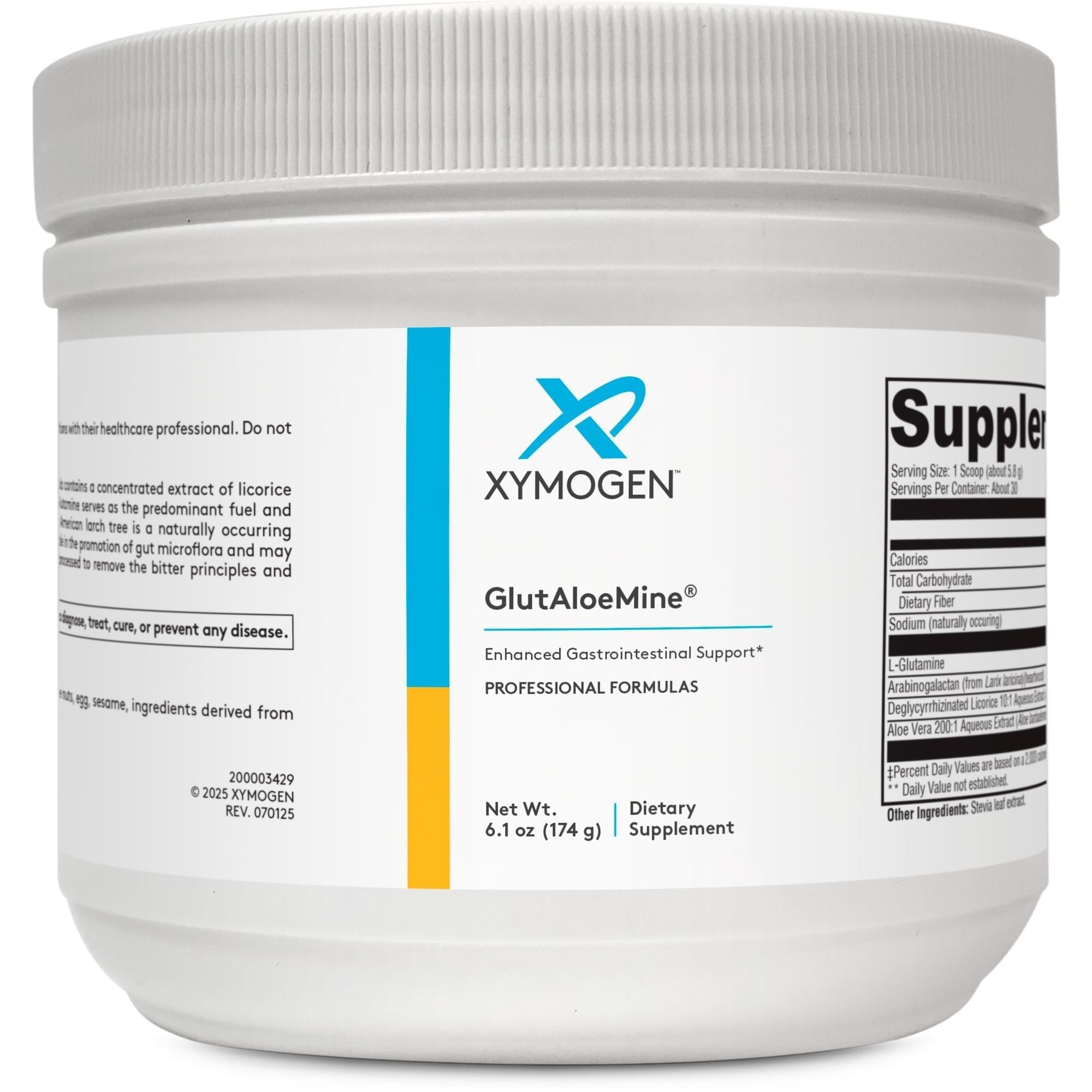 XYMOGEN frente del envase mostrando etiqueta clara y beneficio digestivo