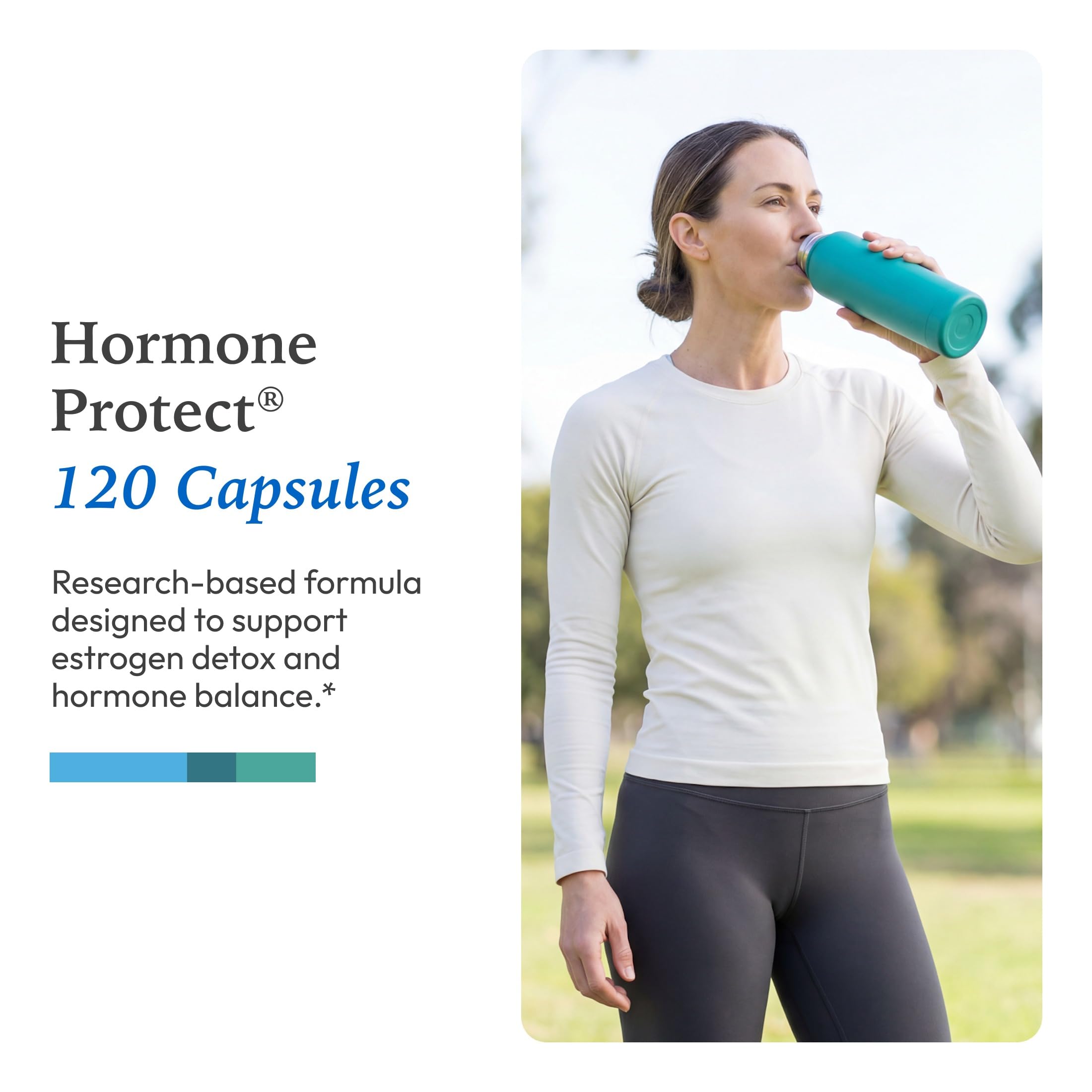 XYMOGEN etiqueta nutricional de Hormone Protect con lista de ingredientes