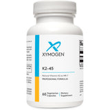 XYMOGEN etiqueta nutricional legible con información de MK-7
