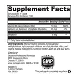 XYMOGEN primer plano de tableta que resalta forma y dosificación de 5 mg