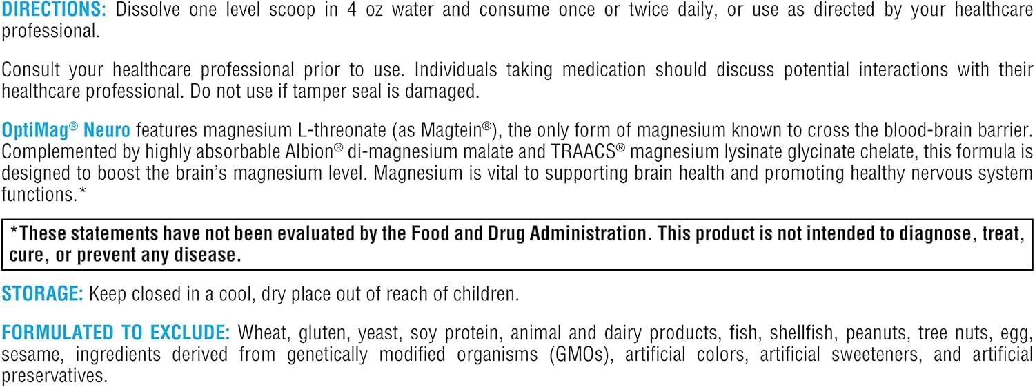 XYMOGEN primer plano de la lista de ingredientes y alegatos libres de alérgenos