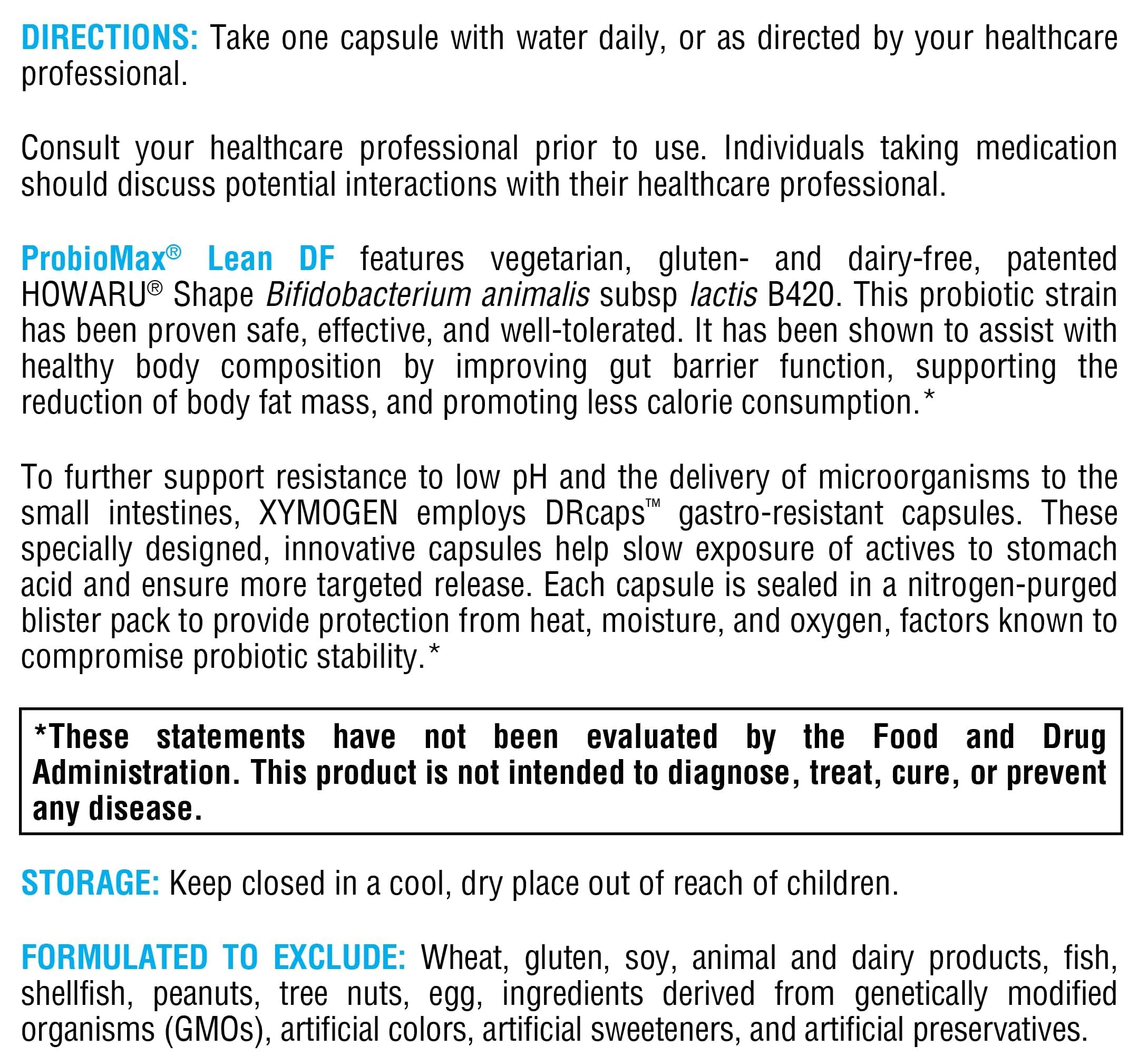 XYMOGEN ProbioMax Lean en ambiente saludable promueve bienestar intestinal