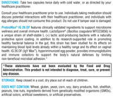 XYMOGEN representación de ingredientes clave IgY Max y Bacillus coagulans