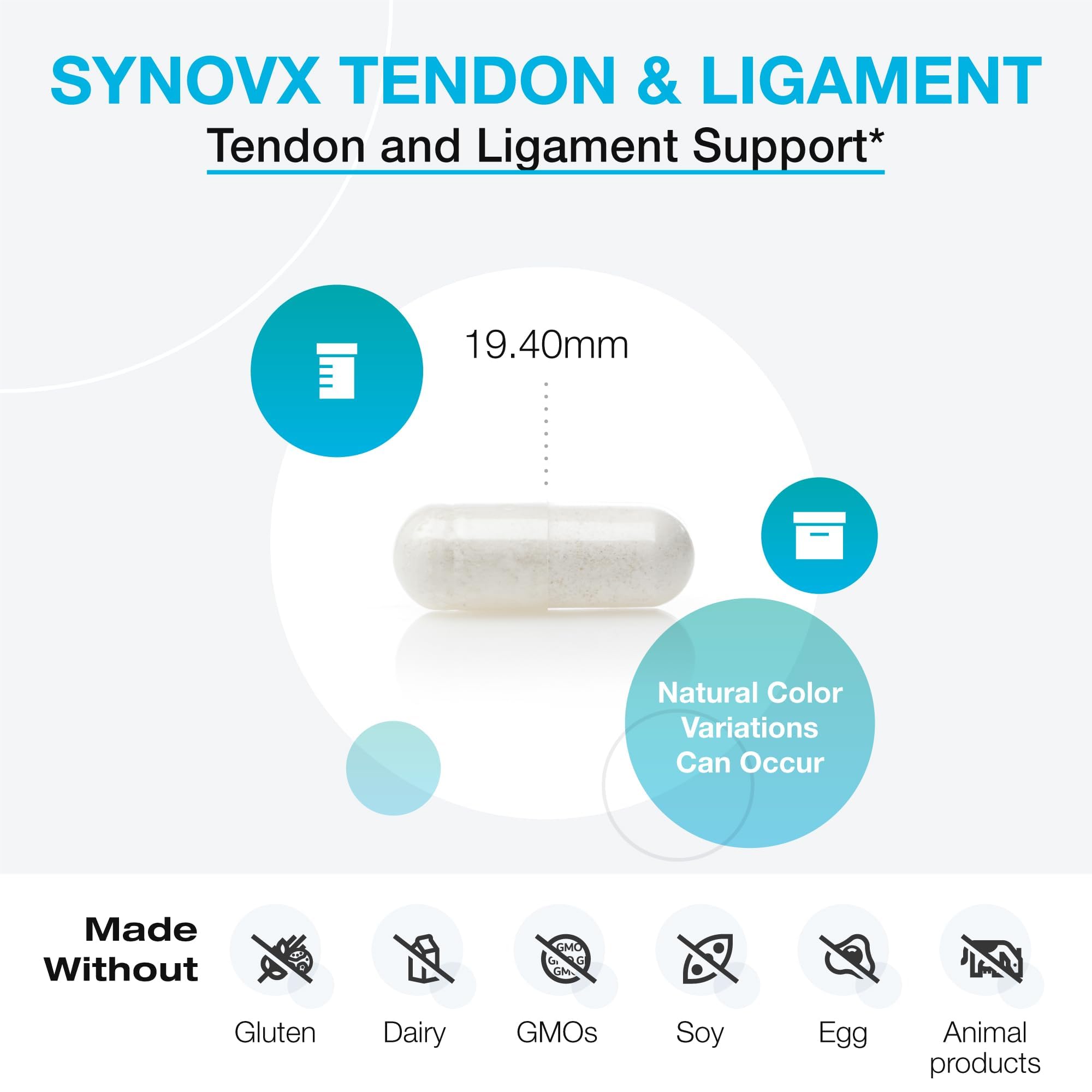 XYMOGEN etiqueta con lista de ingredientes que destaca mucopolisacáridos y colágeno