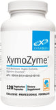 Producto XYMOGEN XymoZyme frontal mostrando envase y beneficios veganos