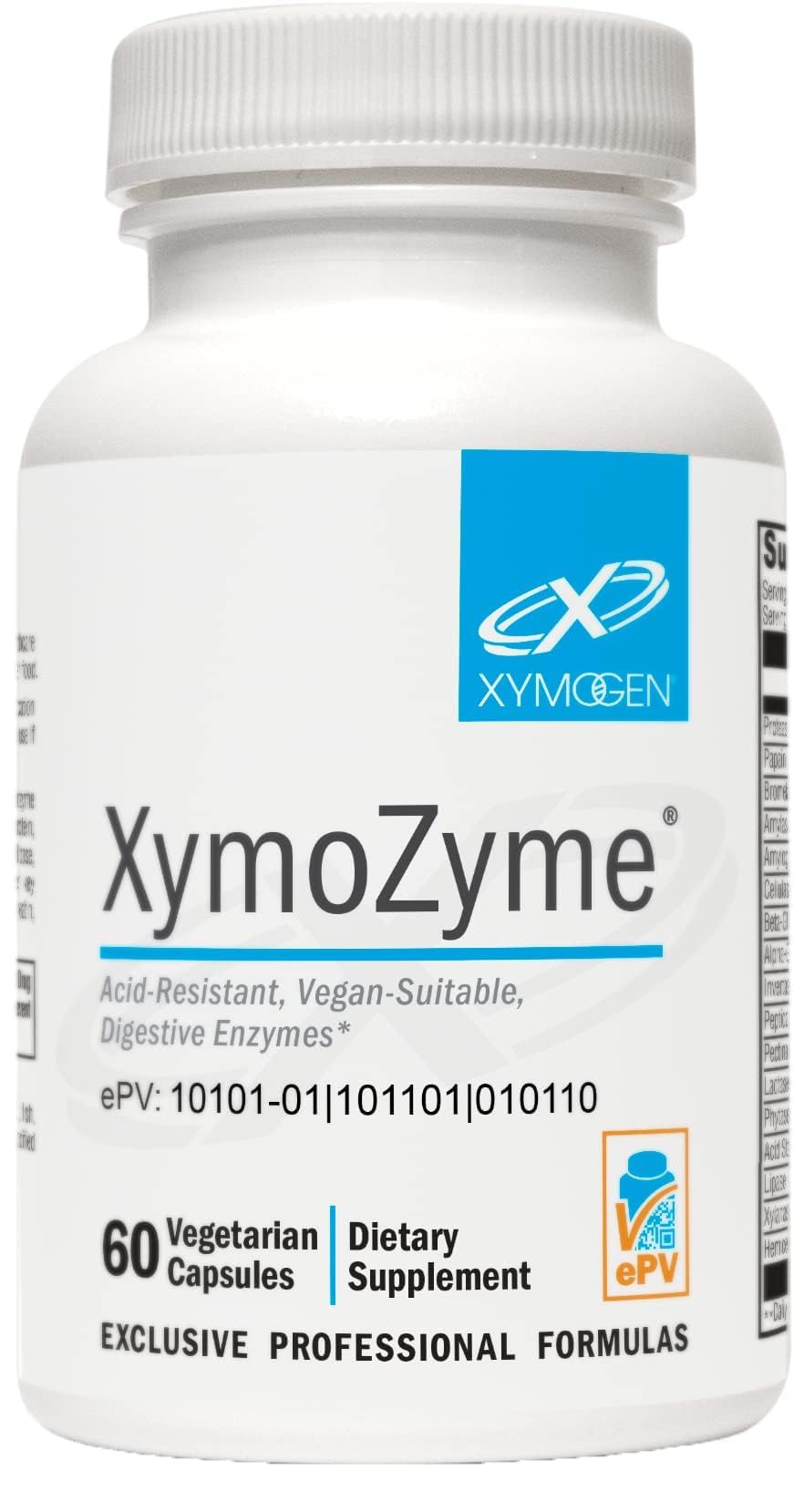 XYMOGEN envase frontal mostrando etiqueta y beneficios