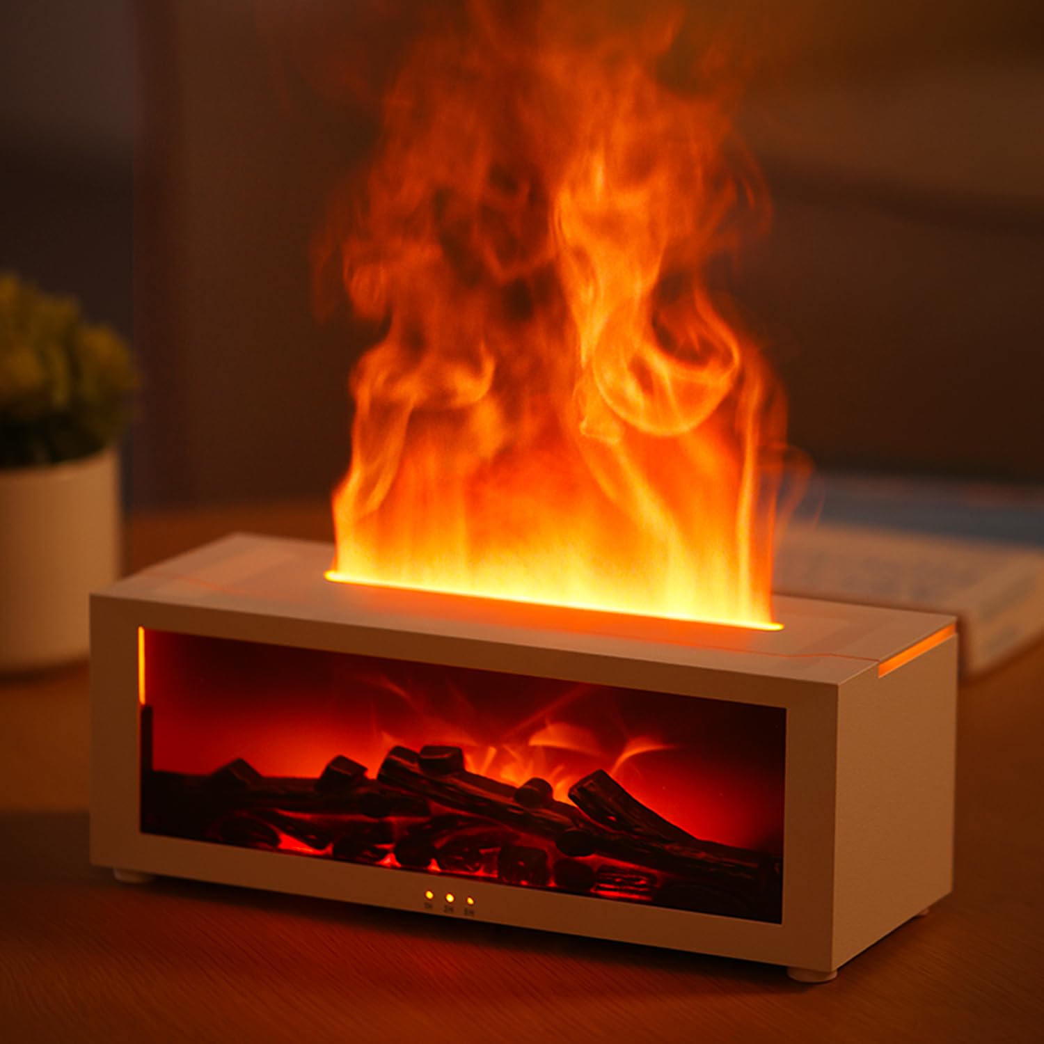 YALEDI difusor frontal con efecto chimenea para ambiente acogedor