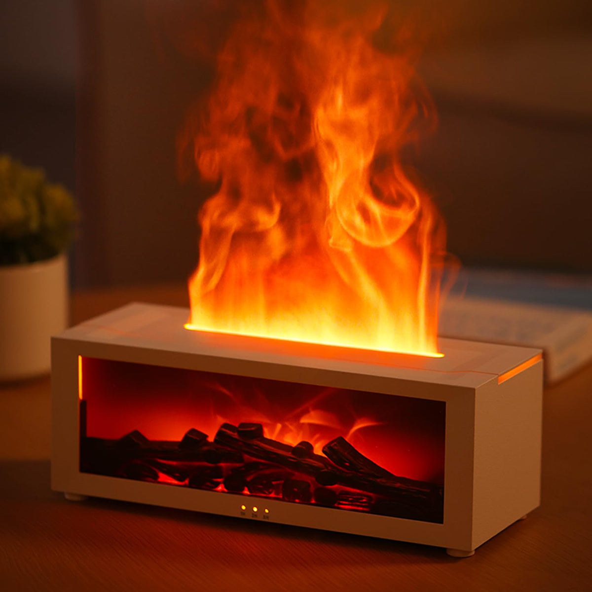 YALEDI difusor frontal con efecto chimenea para ambiente acogedor