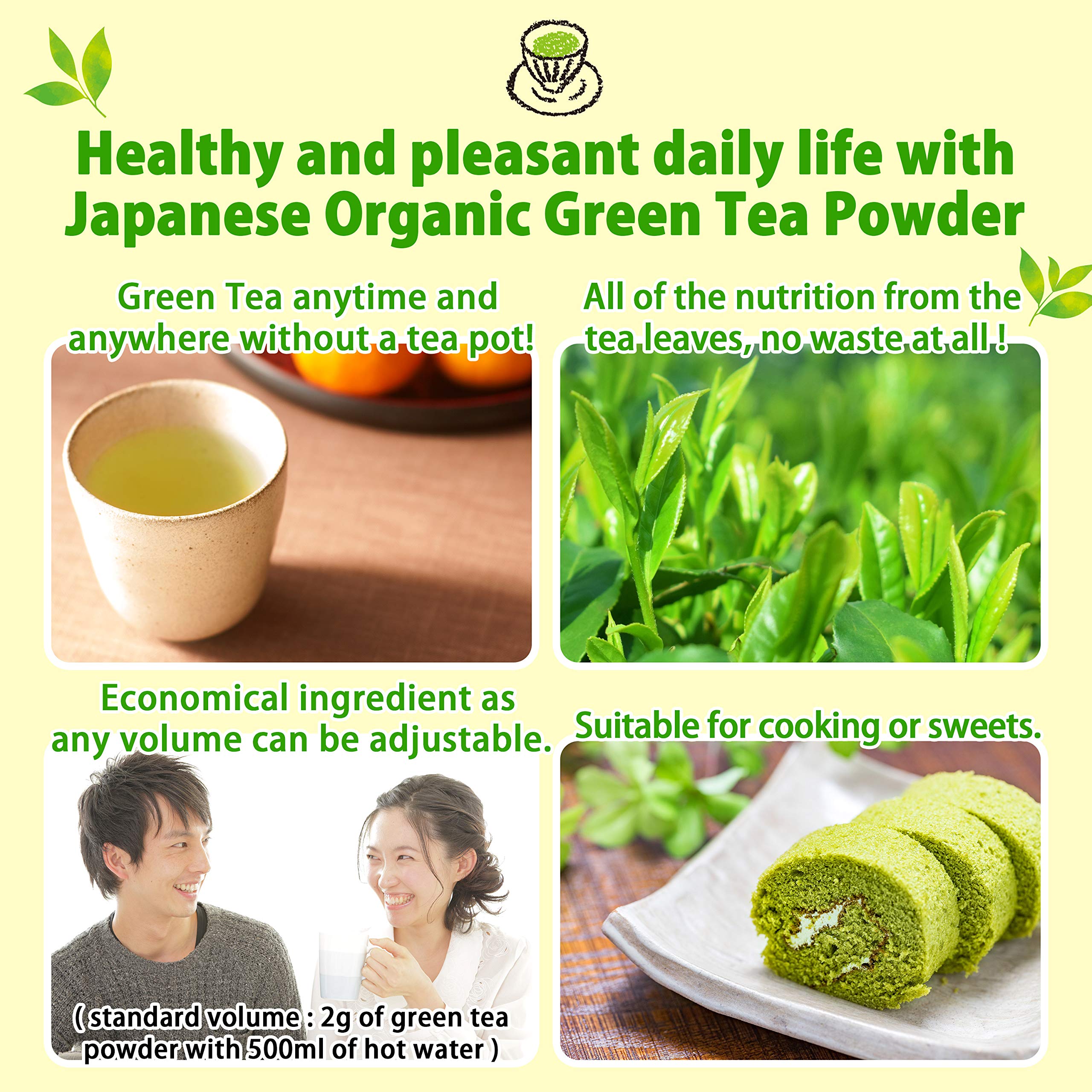 YAMASAN KYOTO UJI comparación de tamaño del envase para almacenamiento fácil