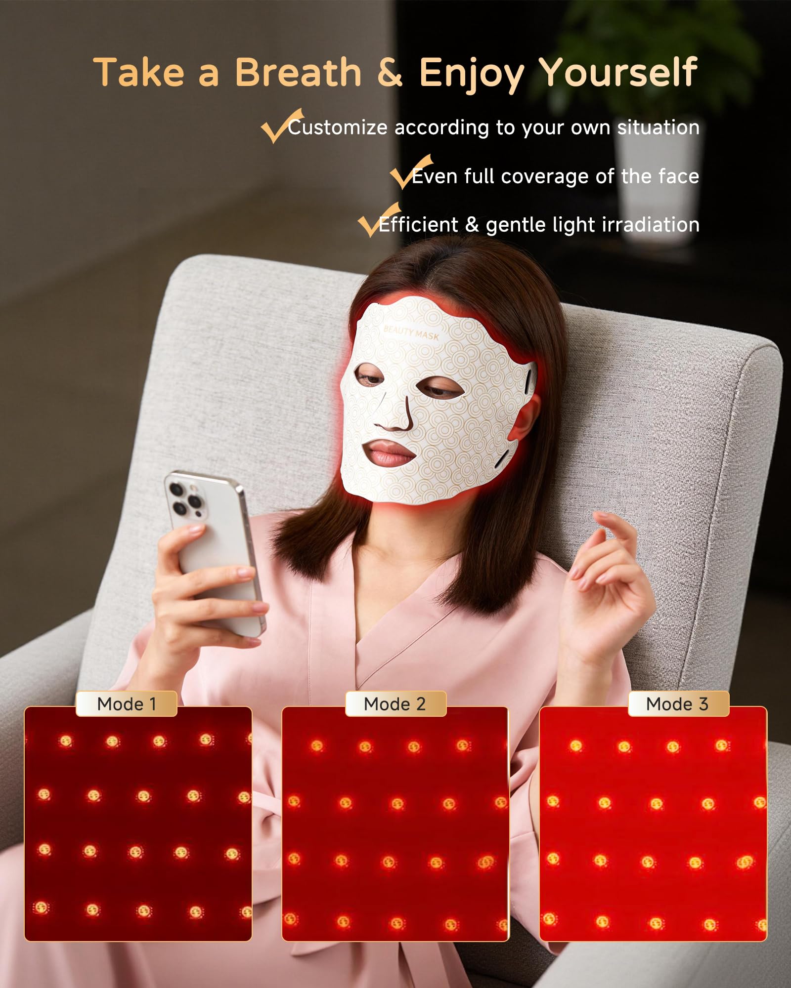 Yarrasonic mascarilla enrollada lista para viaje y almacenamiento