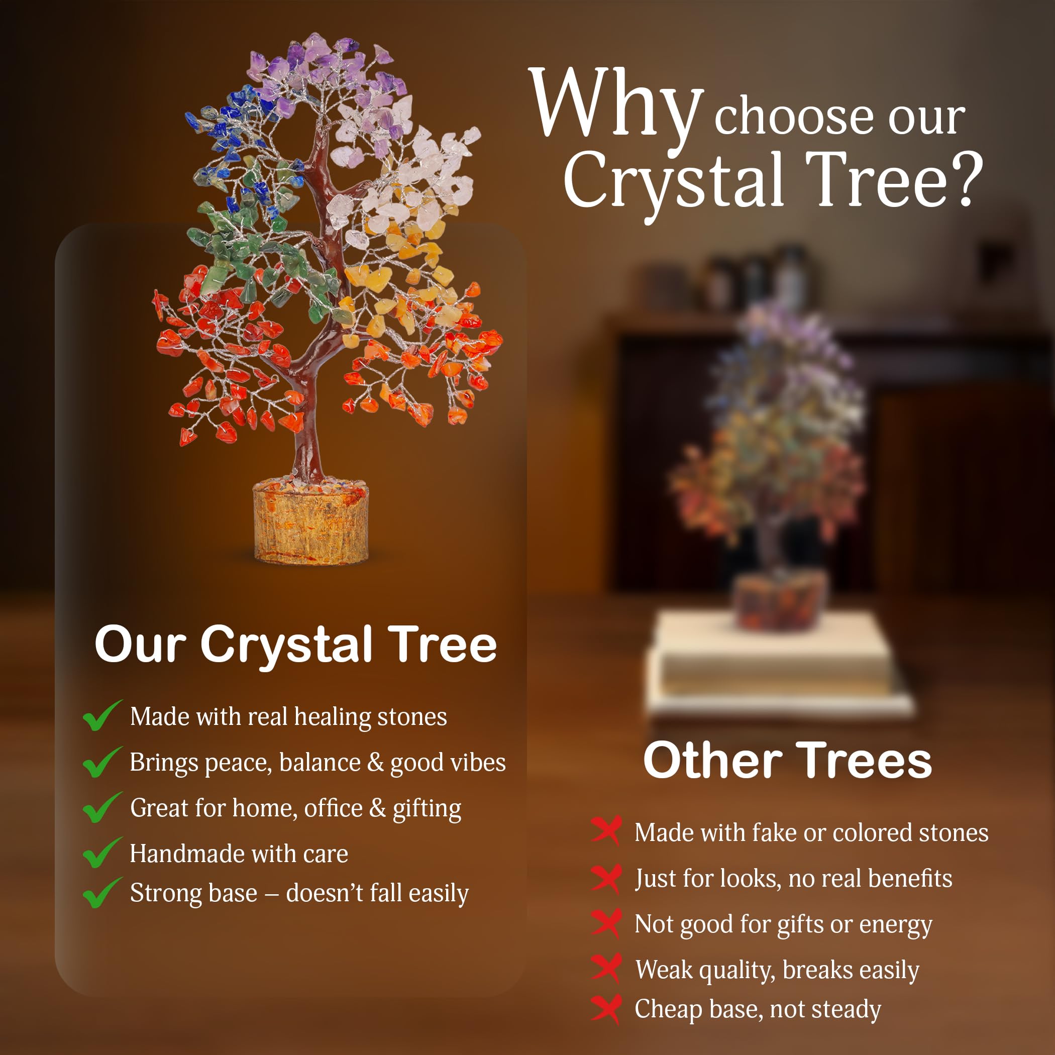 YATSKIA árbol colocado en sala, mejora decoración y ambiente