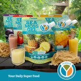 YEMAYA etiqueta del producto con detalles de ingredientes y certificaciones