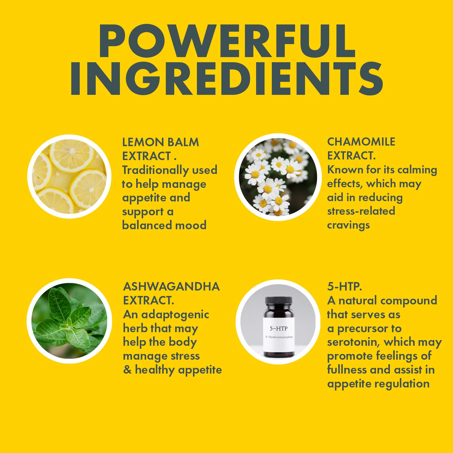 Yes You Can! etiqueta con ingredientes clave para elegir con confianza