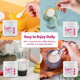 Yes You Can! mujer mezclando Natural Glow por la mañana para rutina diaria