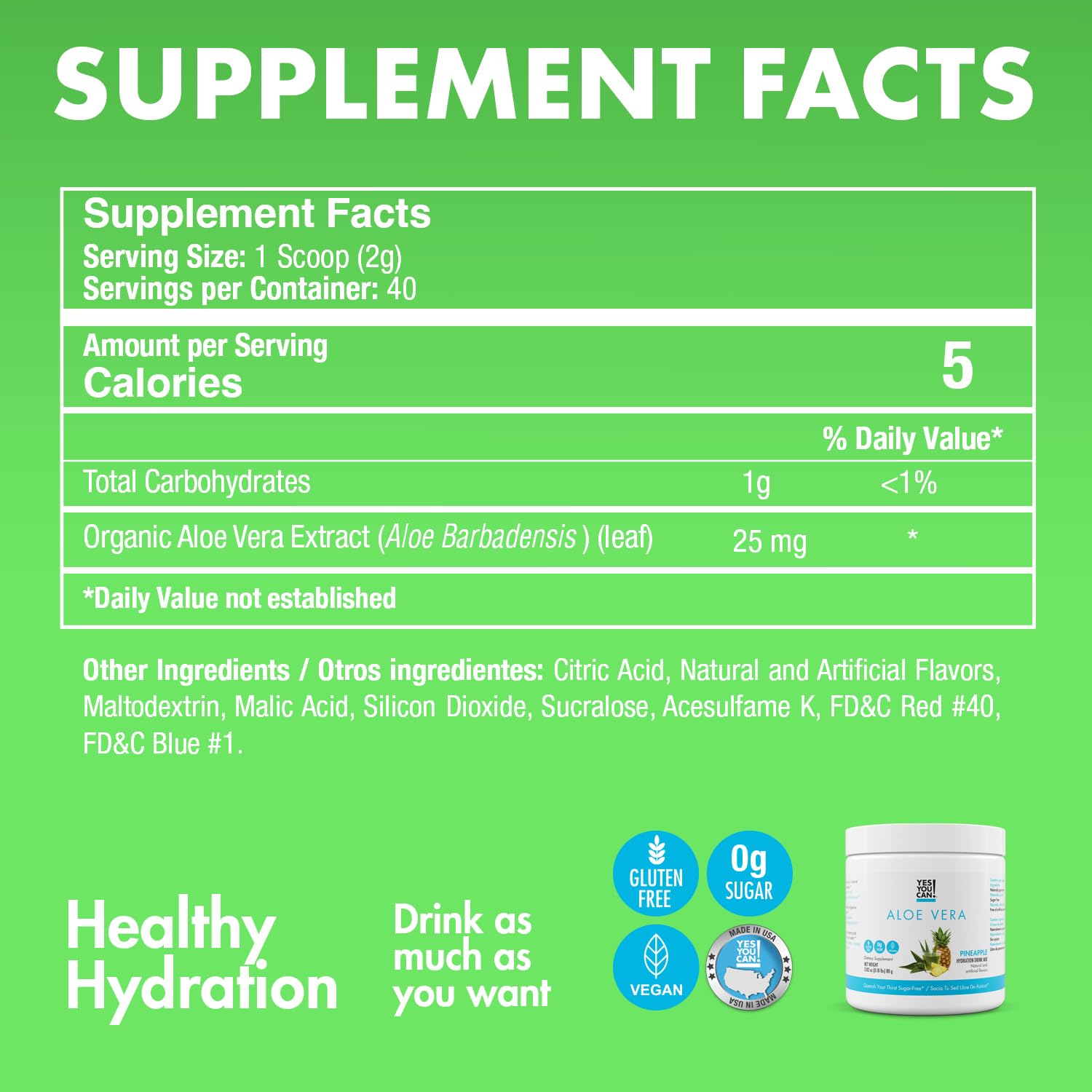 Yes You Can! batido con fruta usando el polvo para más sabor y versatilidad