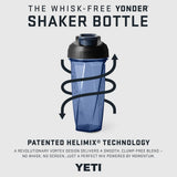 YETI detalle interior Helimix que muestra patrón vortex y mezcla eficiente
