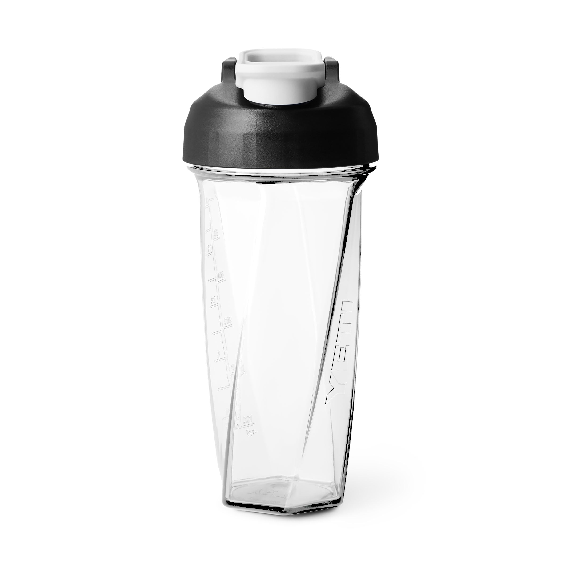 YETI vista frontal de la botella Helimix, mezcla sin bola y portátil