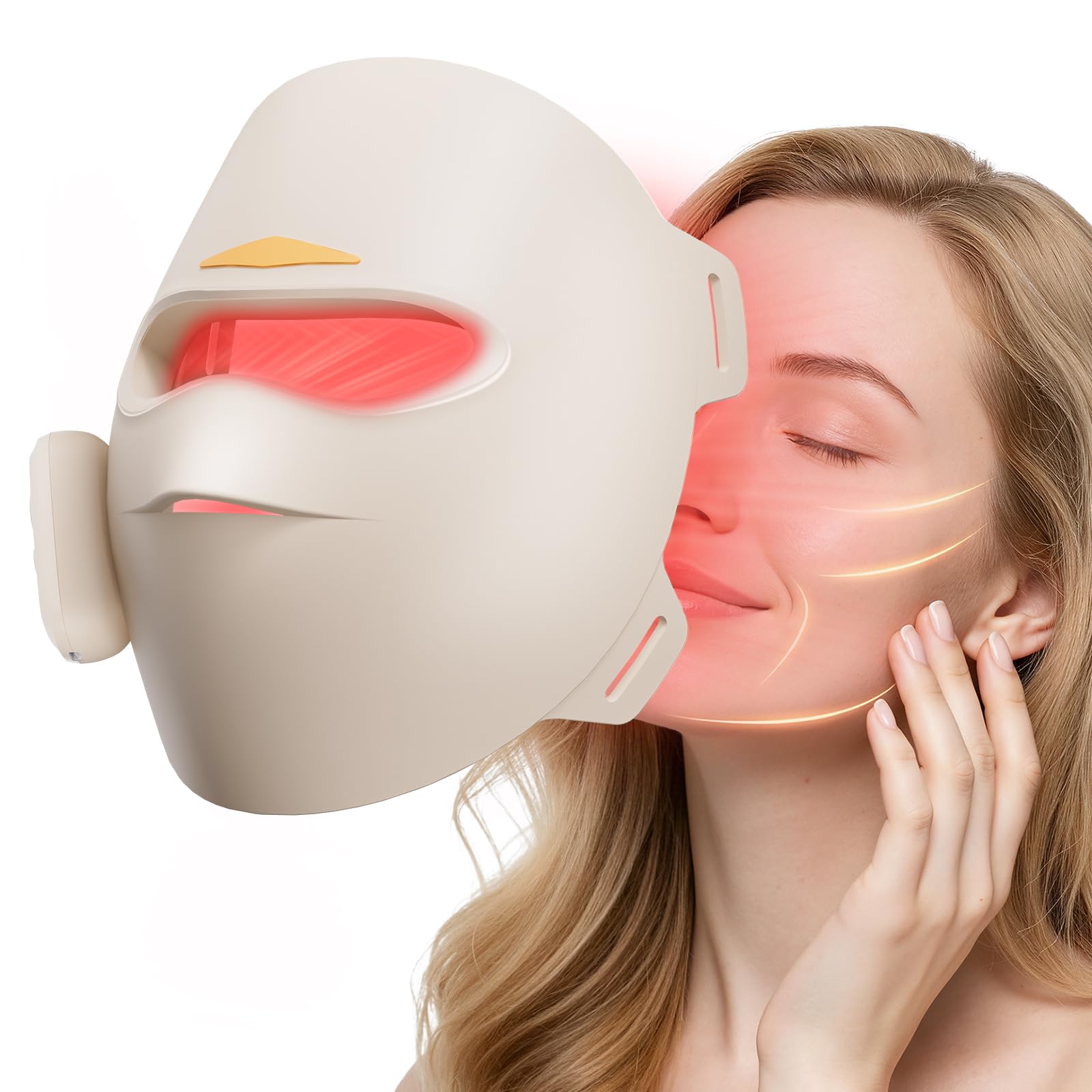 YHYXPO mascarilla frontal mostrando cobertura completa y comodidad
