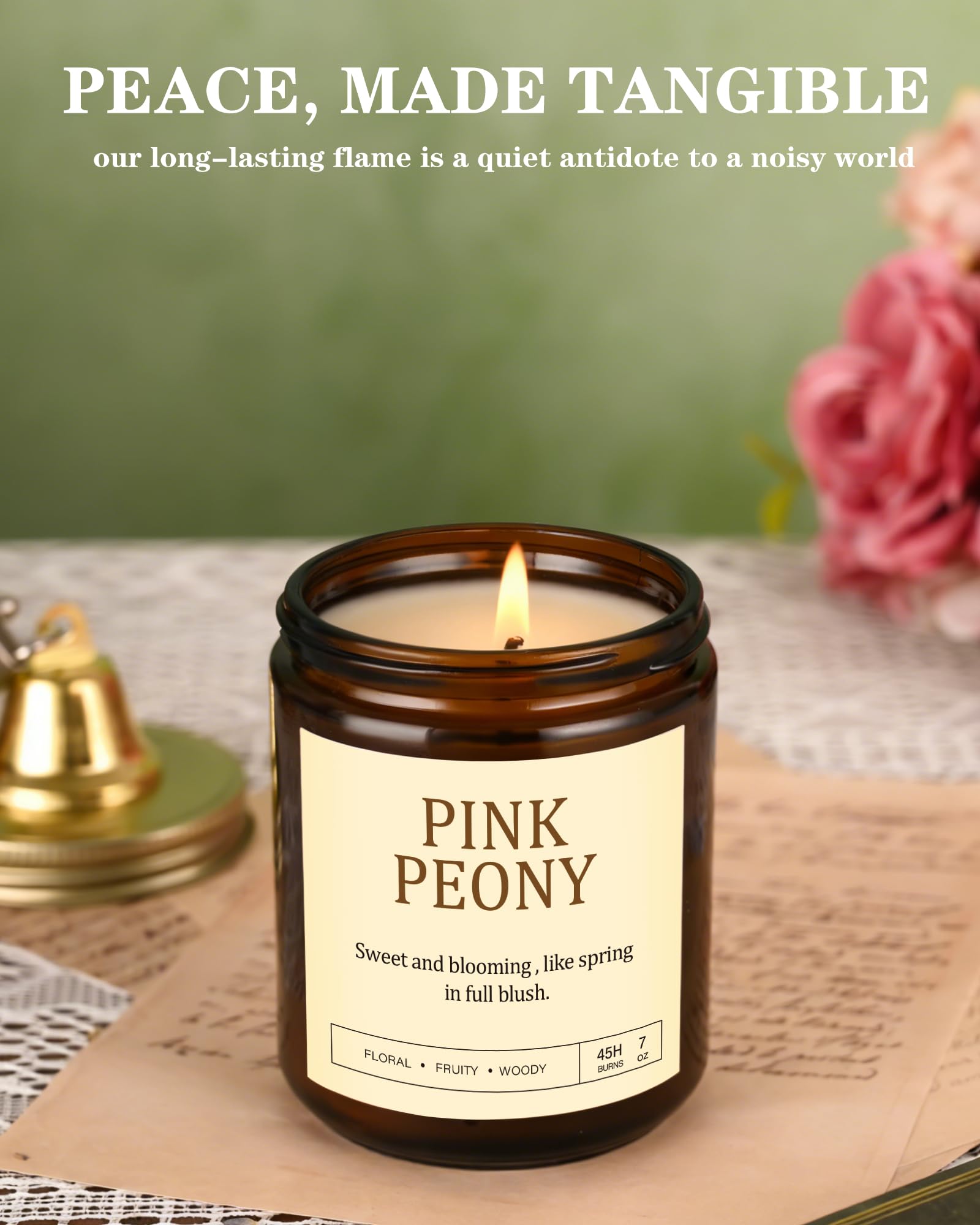 Yinuo Candle en sala de estar creando ambiente acogedor y mejora la atmósfera