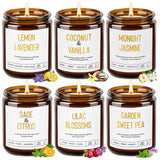Yinuo Candle frontal pack mostrando los seis tarros, ideal para regalar