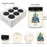 Yinuo Candle caja de regalo abierta en escenario doméstico atractivo