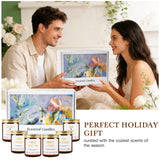 Yinuo Candle comparación en mano mostrando tamaño práctico para uso