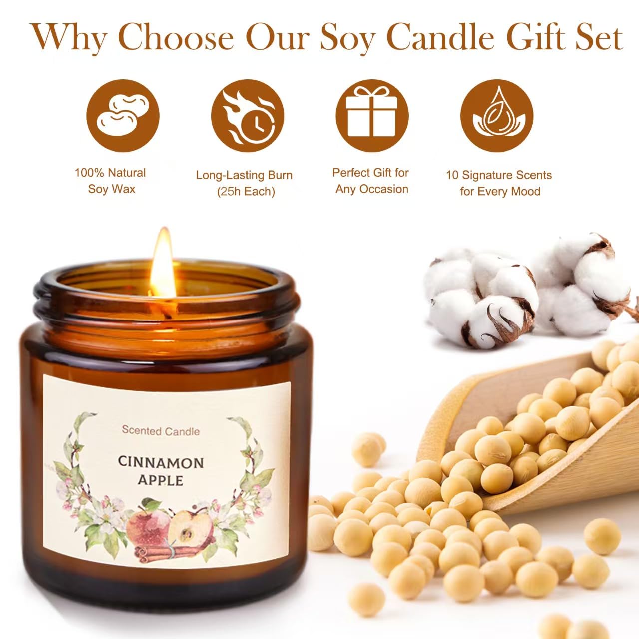 YINUO LIGHT velas encendidas para ambiente relajante y aromático
