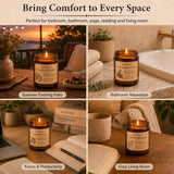 YINUO LIGHT conjunto de velas en caja listo para regalar como detalle elegante
