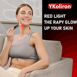 YKoliron close-up de LEDs 660nm y 850nm mostrando precisión