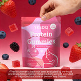 YKSDQ gomitas en bolso mostrando portabilidad y consumo en movimiento