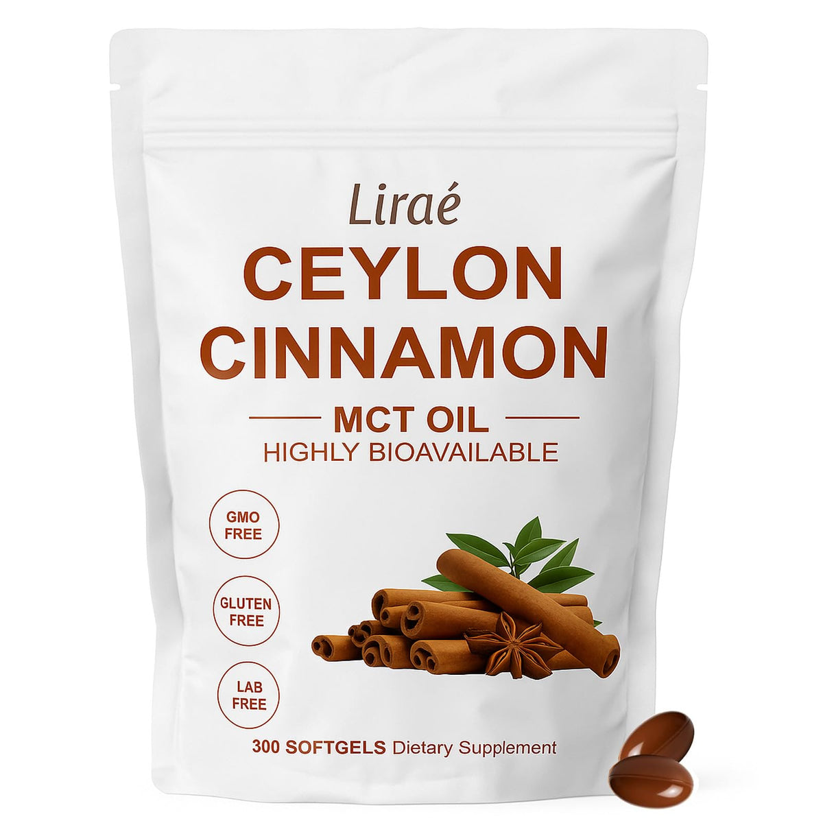 YLOTRE Lirae canela de Ceilán empaque frontal muestra pureza y origen