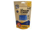 Yogi Super Foods spirulina azul frente del paquete mostrando el envase y beneficio natural