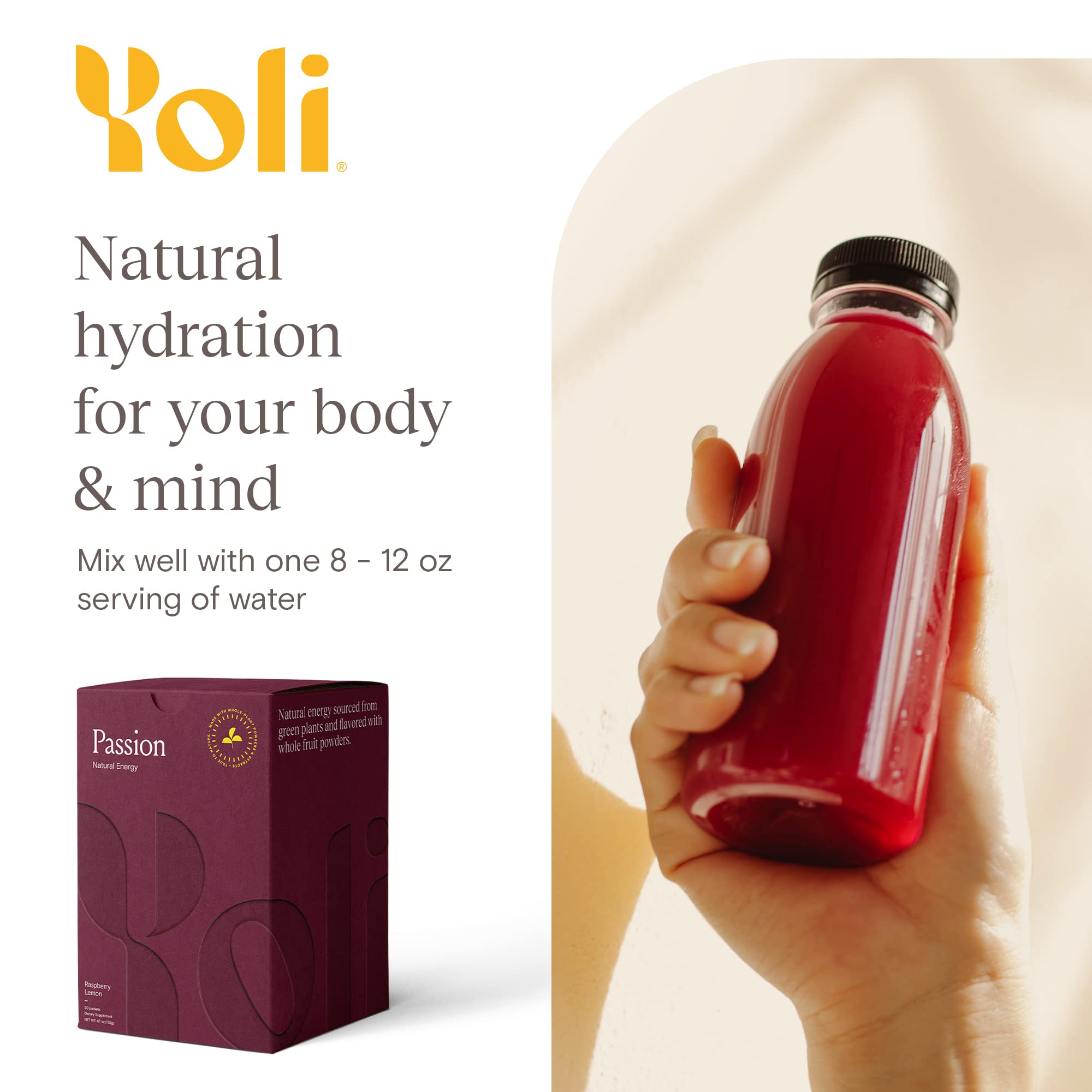 Yoli etiqueta nutricional legible, informa sin azúcar y sin alérgenos