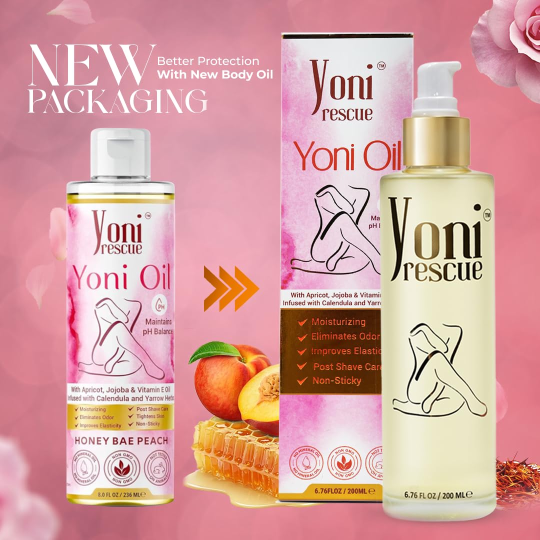 Yoni Rescue etiqueta con ingredientes clave para equilibrio y nutrición