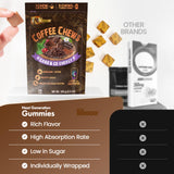 YouChews empaque abierto con caramelos listo para llevar y conveniencia