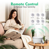 YOUENKITY difusor junto a una mano para escala, demuestra tamaño compacto y gran capacidad