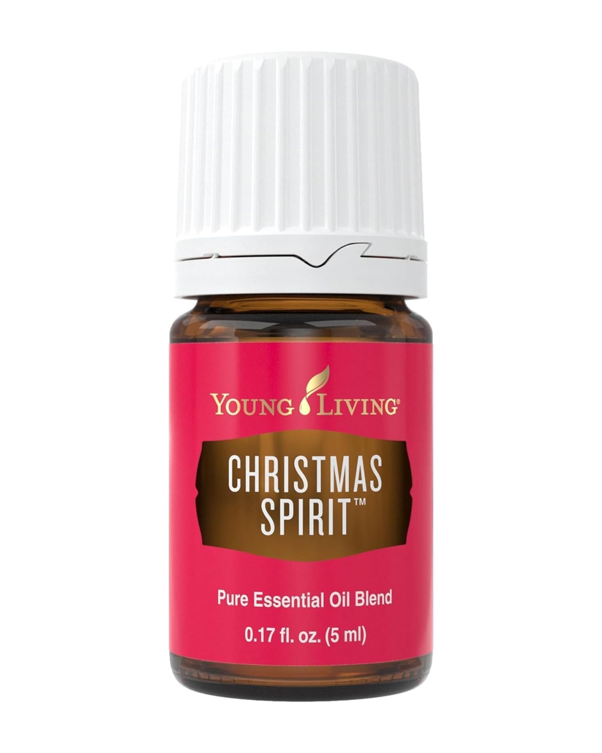 Young Living frasco frontal de Christmas Spirit 5 ml que aporta aroma festivo