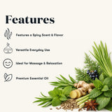 Young Living DiGize gota de aceite sobre piel ilustrando pureza y absorción