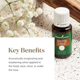 Young Living aceite en difusor creando ambiente limpio y vigorizante