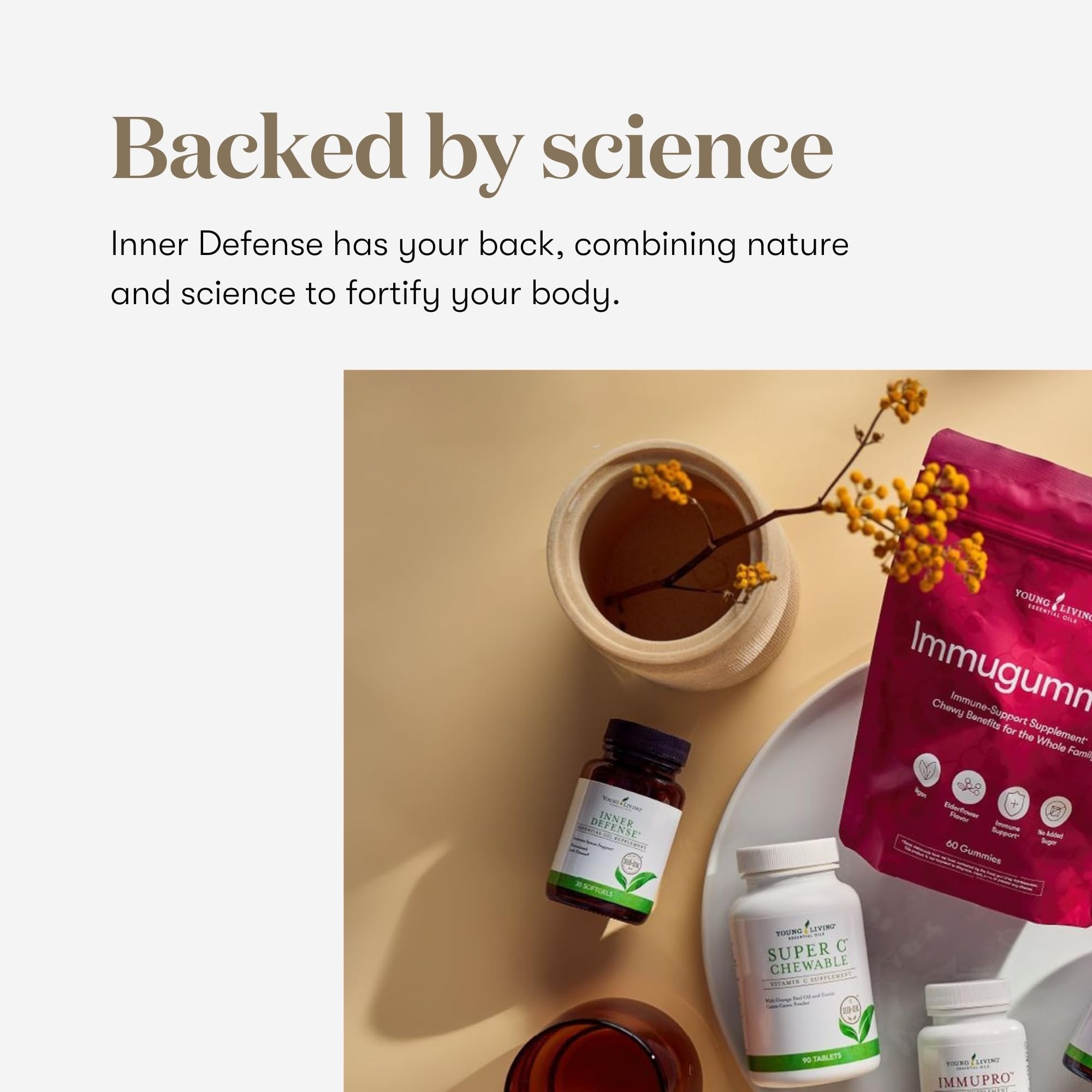 Young Living producto en ambiente de bienestar para uso diario