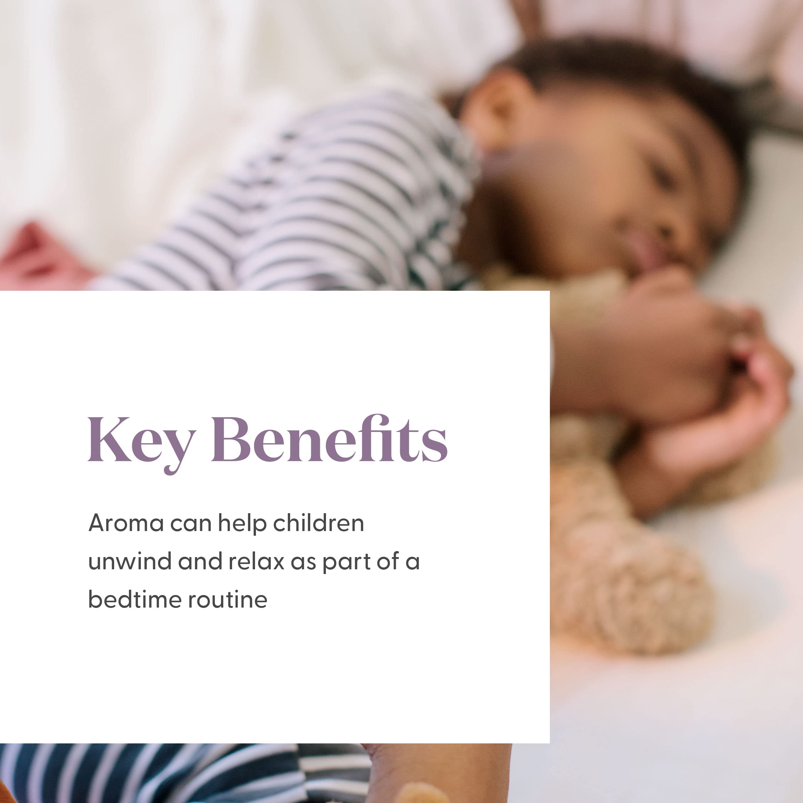 Young Living KidScents SleepyIze en difusor creando ambiente relajante en habitación