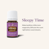 Young Living KidScents SleepyIze etiqueta con lista de ingredientes naturales visible