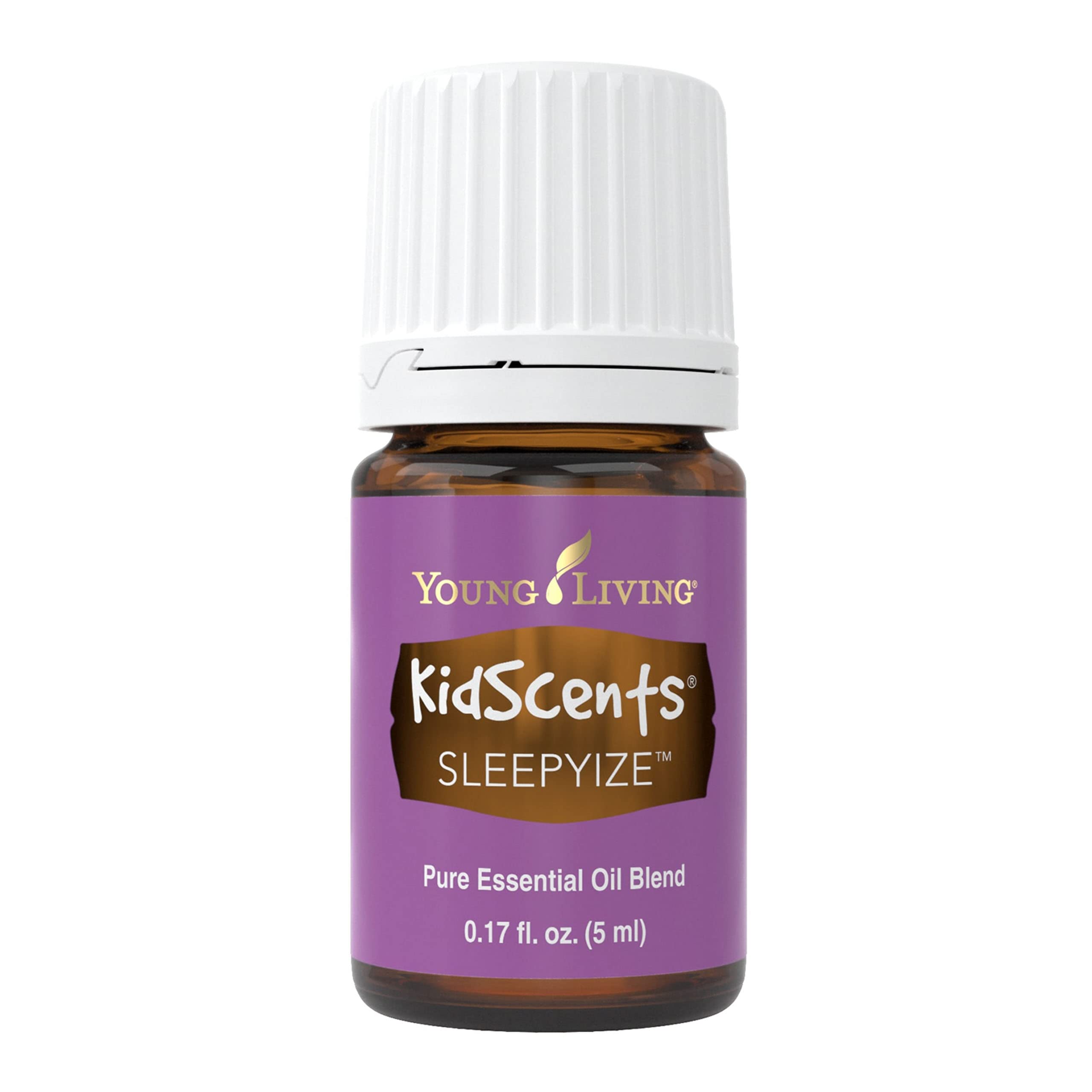 Young Living KidScents SleepyIze botella frontal mostrando tamaño y diseño