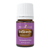 Young Living KidScents SleepyIze botella frontal mostrando tamaño y diseño
