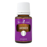 Young Living frasco frontal mostrando etiqueta y beneficio relajante