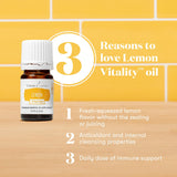 Young Living primer plano de gota para visualizar textura y pureza