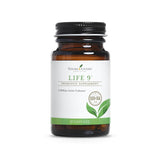 Young Living frasco frontal mostrando envase compacto y beneficio de conveniencia
