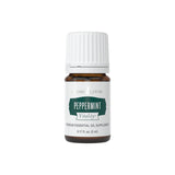 Young Living frasco frontal de Peppermint Vitality mostrando diseño y conveniencia