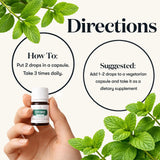 Young Living mezcla de Peppermint Vitality con aceite portador para masaje seguro